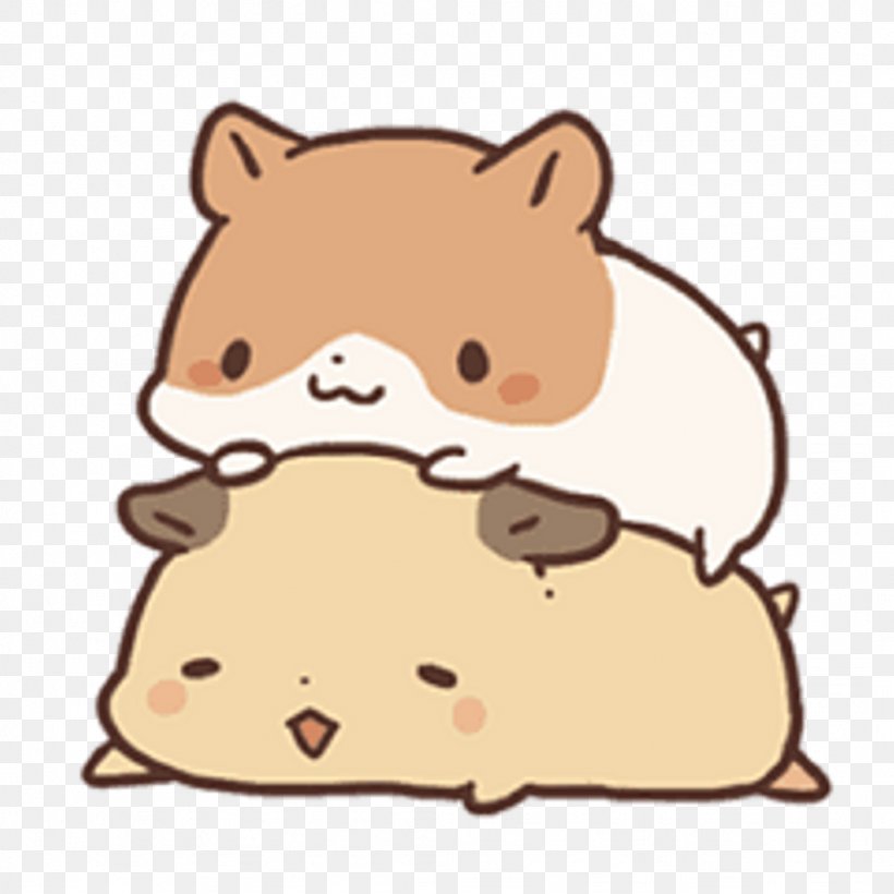 My Lovely Hamster Sticker Cuteness Image, PNG, 1024x1024px, Hamster, Animal, Carnivoran, Cat, Cat Like Mammal Download Free