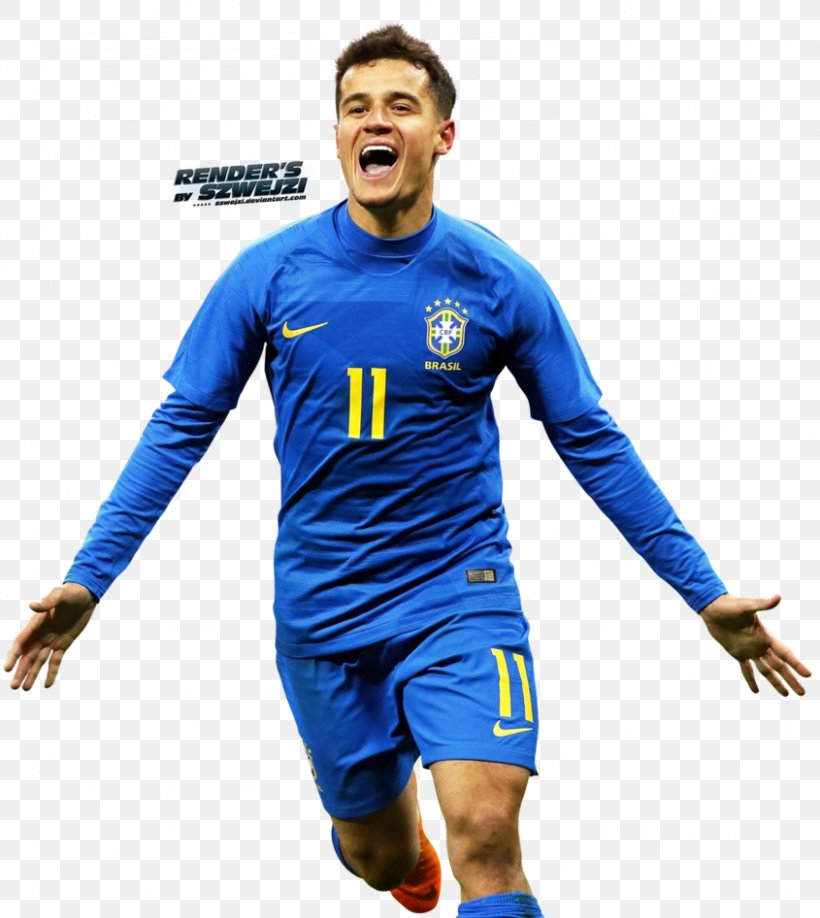 Philippe Coutinho Jersey Brazil National Football Team Football Player, PNG, 845x946px, Philippe Coutinho, Ball, Blue, Brazil National Football Team, Clothing Download Free