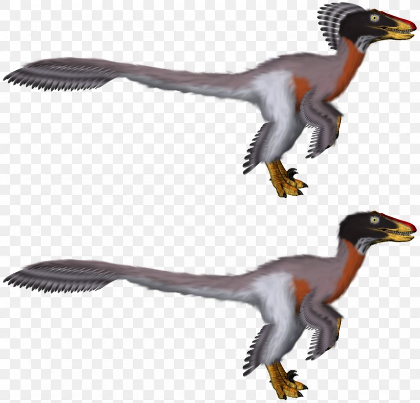 Raptor Red Velociraptor Tyrannosaurus Paleoart Dinosaur, PNG, 1280x1228px, Raptor Red, Anatidae, Animal Figure, Art, Beak Download Free