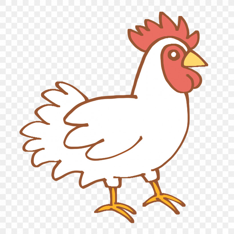 Rooster Chicken Cartoon Beak Animal Figurine, PNG, 1200x1200px, Rooster, Animal Figurine, Area, Beak, Biology Download Free