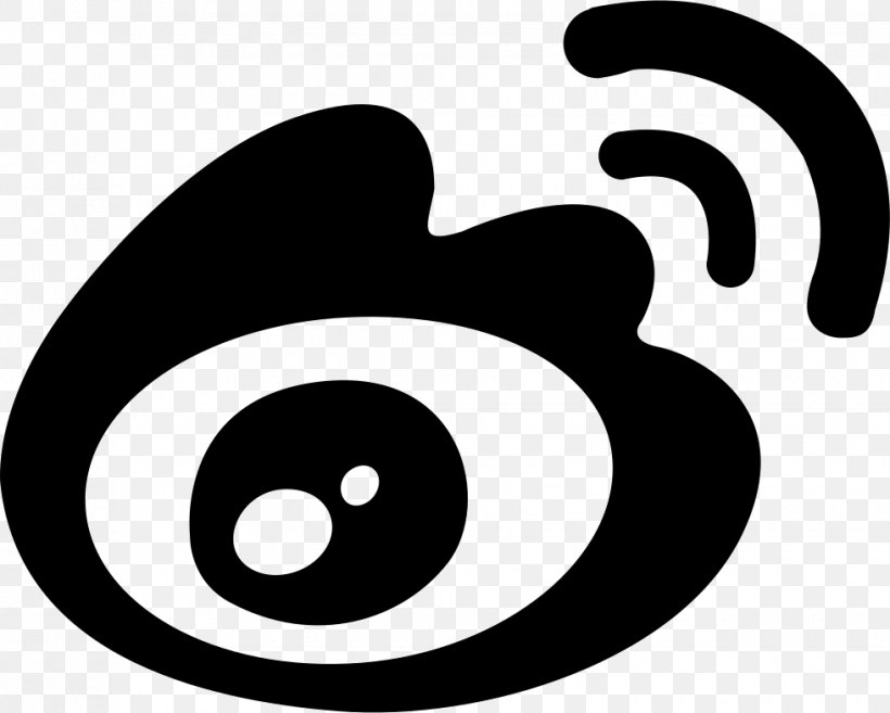 Sina Weibo Sina Corp Logo, PNG, 980x786px, Sina Weibo, Avatar, Black, Black And White, Font Awesome Download Free