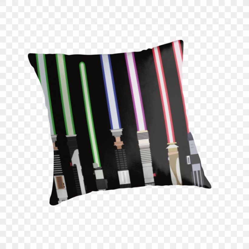 Throw Pillows Cushion Lightsaber Star Wars, PNG, 875x875px, Throw Pillows, Bag, Cover Version, Cushion, Iphone Download Free