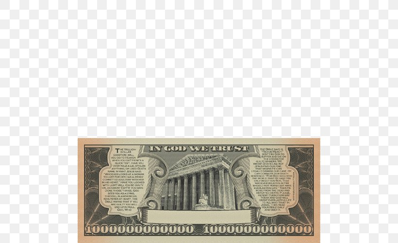 Banknote United States Of America United States One-dollar Bill United States Dollar 1,000,000, PNG, 500x500px, Banknote, Billion, Cash, Coin, Currency Download Free