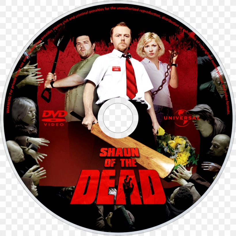 DVD Film Comedy 4K Resolution Trailer, PNG, 1000x1000px, 4k Resolution, Dvd, Comedy, Dawn Of The Dead, Edgar Wright Download Free