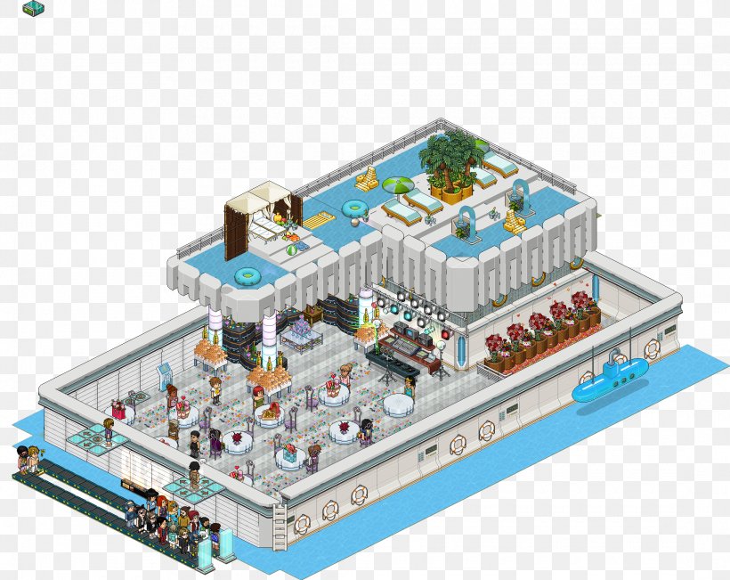 Habbo Party Boat Game Room, PNG, 2180x1732px, Habbo, Beach, Boat, Circuit Component, Electronic Component Download Free