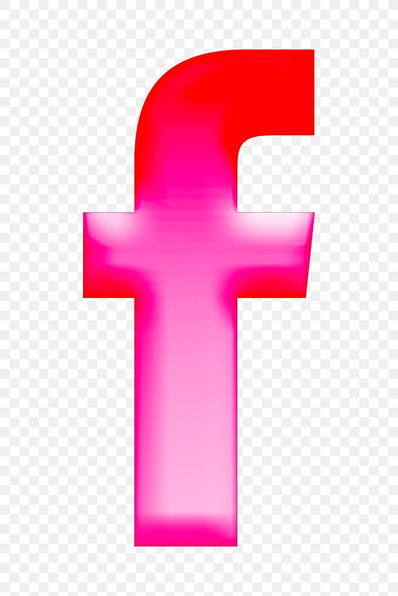 Facebook Icon Media Icon Social Icon, PNG, 576x1228px, Facebook Icon, Cross, Magenta, Material Property, Media Icon Download Free