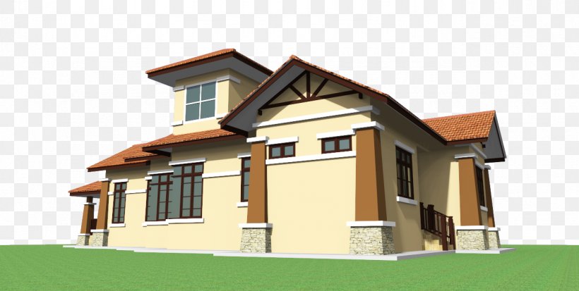 House Bungalow Villa Home Residential Area, PNG, 1284x648px, House, Building, Bungalow, Cottage, Elevation Download Free