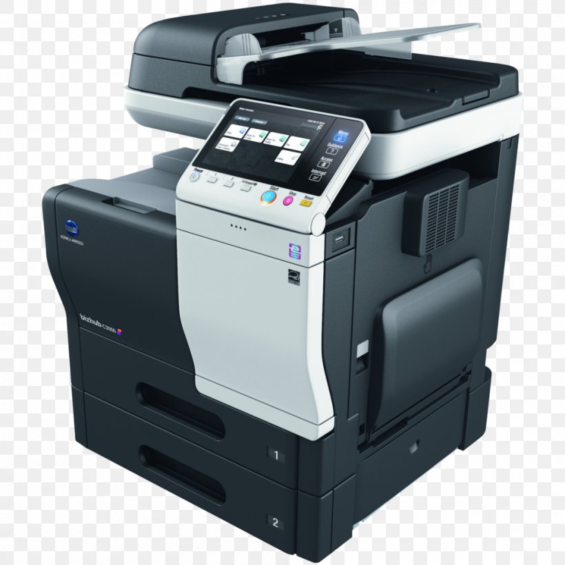 Multi-function Printer Photocopier Konica Minolta Standard Paper Size, PNG, 1000x1000px, Multifunction Printer, Copying, Electronic Device, Fax, Image Scanner Download Free