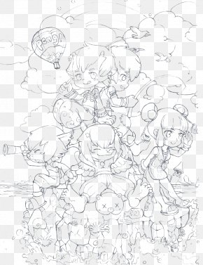 Character Artwork - Visual Arts Comics Q-version U0e01u0e32u0e23u0e4cu0e15u0e39u0e19u0e0du0e35u0e48u0e1bu0e38u0e48u0e19 Sketch PNG