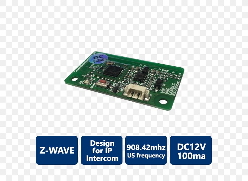 Microcontroller Z-Wave Home Automation Kits Electronics Network Cards & Adapters, PNG, 600x600px, Microcontroller, Circuit Component, Closedcircuit Television, Computer Component, Computer Network Download Free
