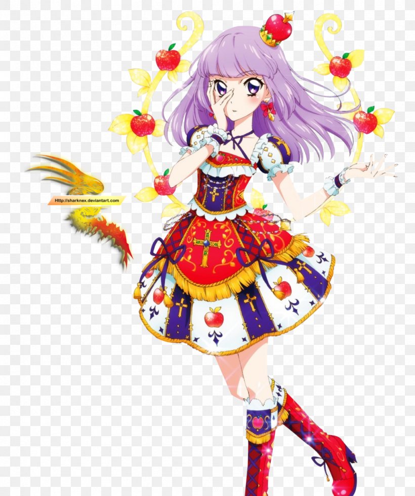 Aikatsu! Akari Ōzora 히카미 스미레 Japanese Idol Ichigo Hoshimiya, PNG, 1024x1222px, Watercolor, Cartoon, Flower, Frame, Heart Download Free