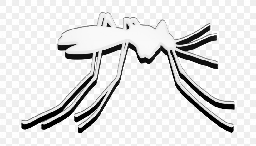 Animals Icon Mosquito Insect Side View Icon Animal Kingdom Icon, PNG, 984x560px, Animals Icon, Animal Kingdom Icon, Black And White, Insect, Jewellery Download Free