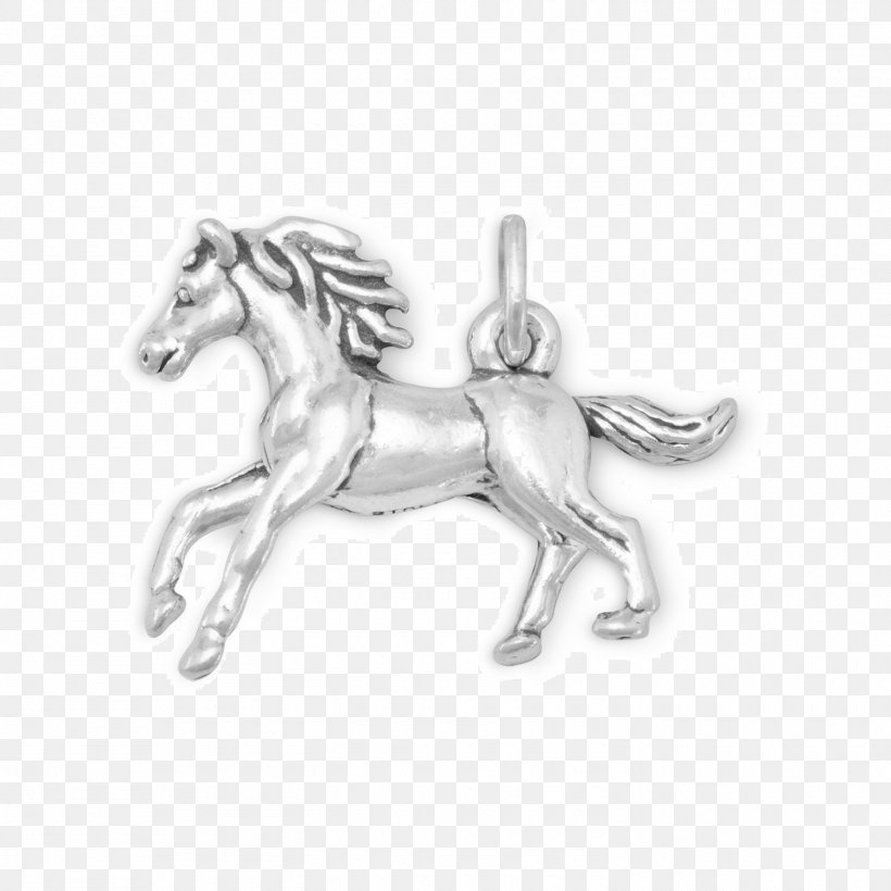 Charms & Pendants Charm Bracelet Silver Mustang Farm, PNG, 1500x1500px, Charms Pendants, Black And White, Body Jewellery, Body Jewelry, Character Download Free