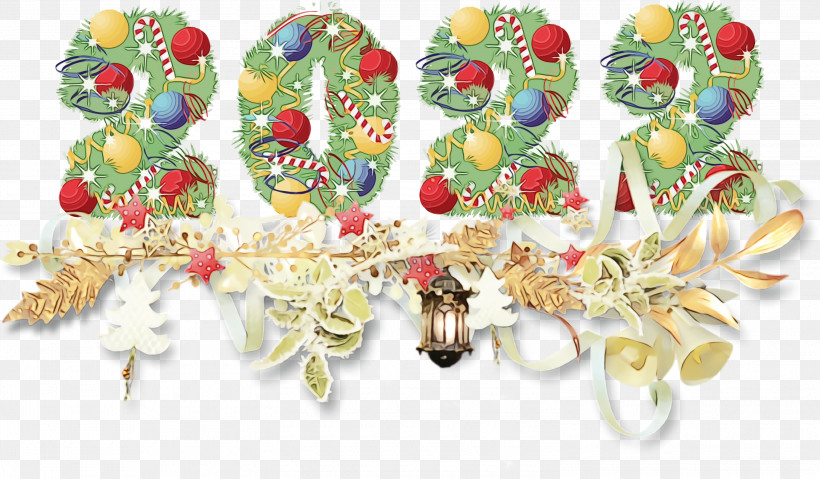 Christmas Day, PNG, 3000x1753px, Watercolor, Bauble, Christmas Day, Christmas Ornament M, Jewellery Download Free