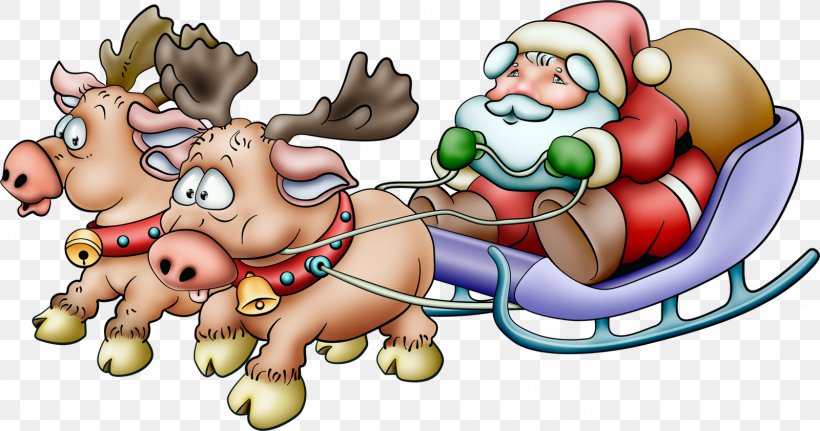Santa Claus Rudolph Reindeer Christmas Holiday, PNG, 1600x842px, Santa Claus, Art, Cartoon, Christmas, Christmas Decoration Download Free