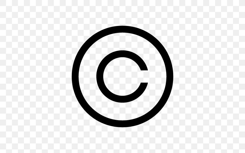 Copyright Symbol Creative Commons License All Rights Reserved, PNG, 512x512px, Copyright, All Rights Reserved, Area, Black And White, Brand Download Free