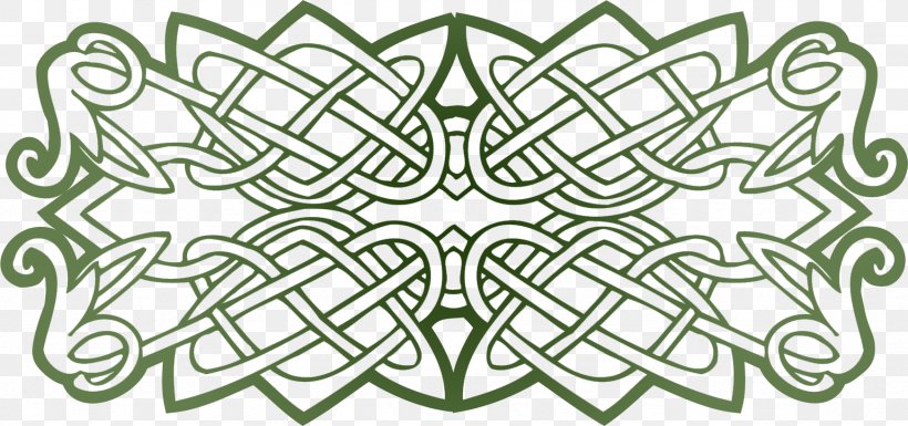 Ornament Symmetry, PNG, 1742x819px, Ornament, Area, Black And White, Celtic Knot, Celts Download Free