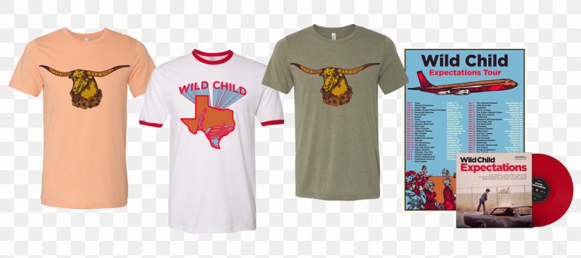 Wild Child T-shirt Austin Crazy Bird Indie Pop, PNG, 1233x548px, Wild Child, Austin, Brand, Chris Martin, Dakota Johnson Download Free
