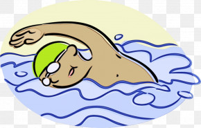 Royalty-free Cartoon Logo Swimming PNG