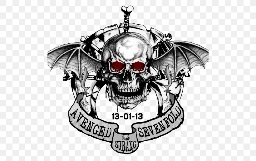 Avenged Sevenfold Nightmare New Wave Of American Heavy Metal, PNG, 516x516px, Avenged Sevenfold, Bone, Death Metal, Heavy Metal, Logo Download Free