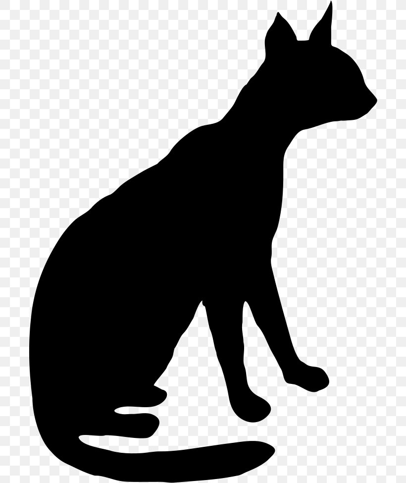 Cat Silhouette, PNG, 705x975px, Wildcat, Black Cat, Blackandwhite, Caracal, Cat Download Free