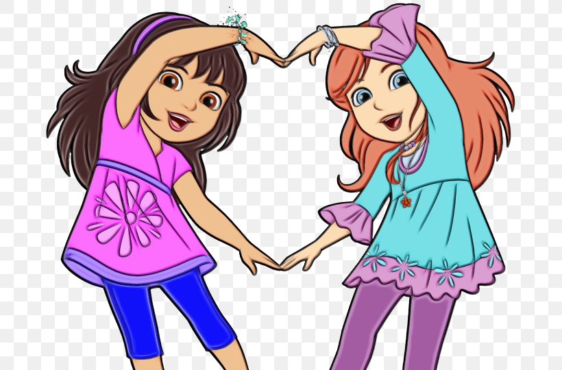 Clip Art Image Cartoon Friendship, PNG, 691x540px, Cartoon, Animated Cartoon, Animation, Dora And Friends Into The City, Dora The Explorer Download Free