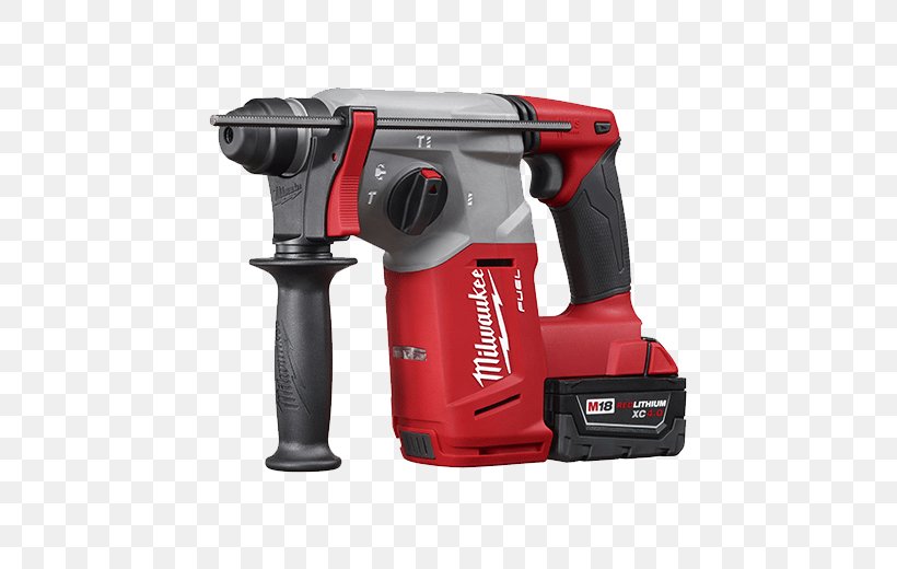 Hammer Drill SDS Milwaukee Electric Tool Corporation Milwaukee Tool M18 FUEL 2712 Augers, PNG, 520x520px, Hammer Drill, Augers, Chuck, Cordless, Drill Download Free