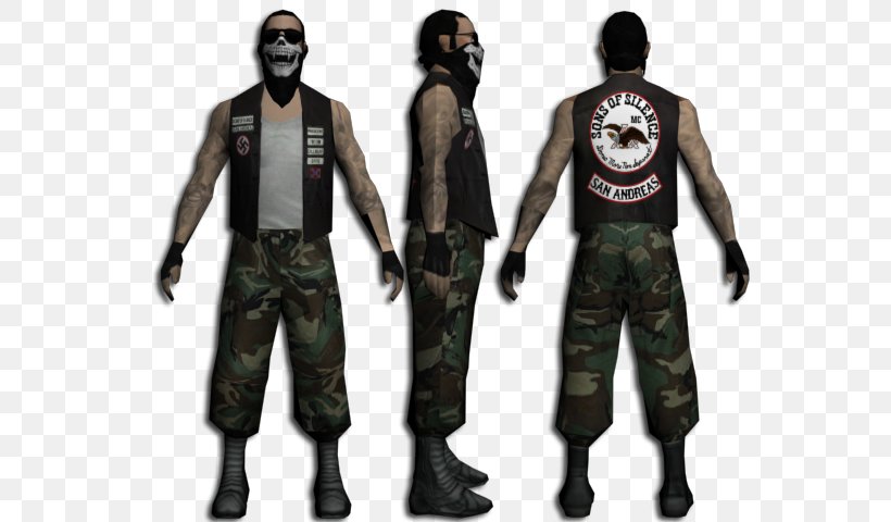 Sons Of Silence Grand Theft Auto: San Andreas Motorcycle Club San Andreas Multiplayer, PNG, 640x480px, Grand Theft Auto San Andreas, Action Figure, Big Smoke, Costume, Game Download Free