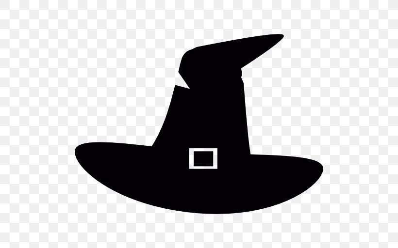 Witch Hat Witchcraft Clothing, PNG, 512x512px, Witch Hat, Black And White, Clothing, Clothing Accessories, Costume Download Free