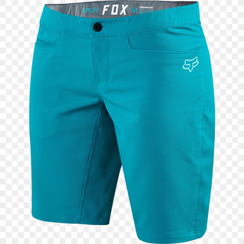 Amazon.com Shorts Blue Clothing Fox Racing, PNG, 1000x1000px, Amazoncom, Active Shorts, Aqua, Bermuda Shorts, Bicycle Download Free