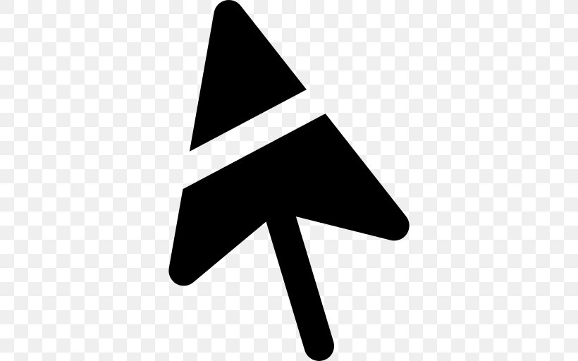 Arrow, PNG, 512x512px, Cursor, Blackandwhite, Logo, Selection, Sign Download Free