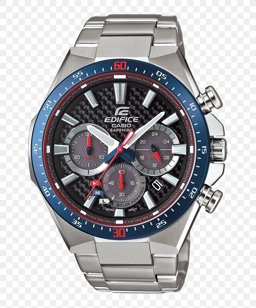Scuderia Toro Rosso Casio Edifice EQB-800DB Watch Chronograph, PNG, 813x986px, Scuderia Toro Rosso, Auto Racing, Brand, Casio, Casio Edifice Download Free