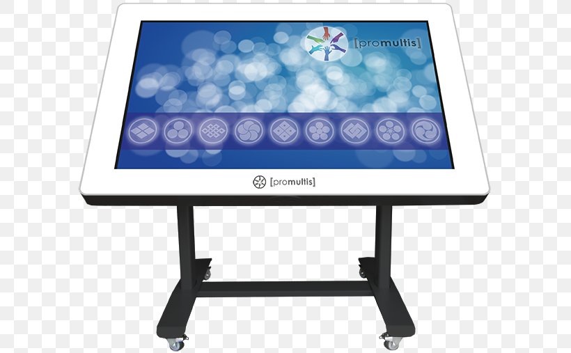 Computer Monitors Multi-touch Touchscreen Tilt-top Table, PNG, 600x507px, Computer Monitors, Borne Interactive, Computer Monitor, Computer Monitor Accessory, Display Device Download Free
