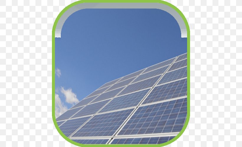 Solar Power Solar Energy Solar Panels Photovoltaics, PNG, 500x500px, Solar Power, Calculator, Efficient Energy Use, Energy, Photovoltaic Power Station Download Free