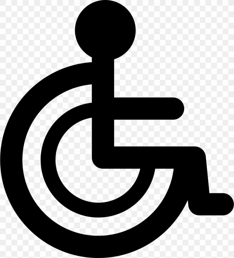 Wheelchair Disability Sign Symbol Clip Art, PNG, 888x980px, Wheelchair, Accessibility, Area, Artwork, Black And White Download Free