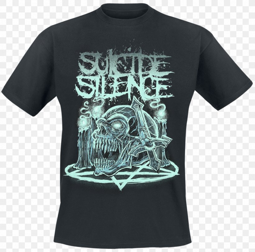 Suicide Silence Deathcore T-shirt Bring Me The Horizon, PNG, 900x891px, Watercolor, Cartoon, Flower, Frame, Heart Download Free