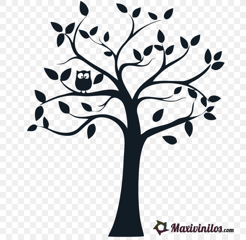 Wall Decal Twig Sticker Wallpaper, PNG, 800x800px, Wall Decal, Black And White, Branch, Flora, Flower Download Free