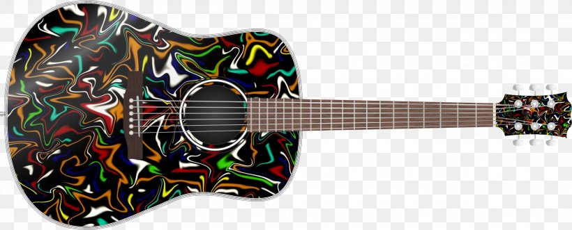 Acoustic Guitar Ukulele Acoustic-electric Guitar Cavaquinho, PNG, 2638x1065px, Watercolor, Cartoon, Flower, Frame, Heart Download Free
