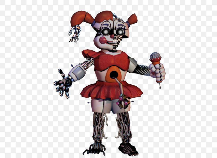 Five Nights At Freddy's The Joy Of Creation: Reborn Infant Clown, PNG, 600x600px, Joy Of Creation Reborn, Action Figure, Animatronics, Art, Character Download Free