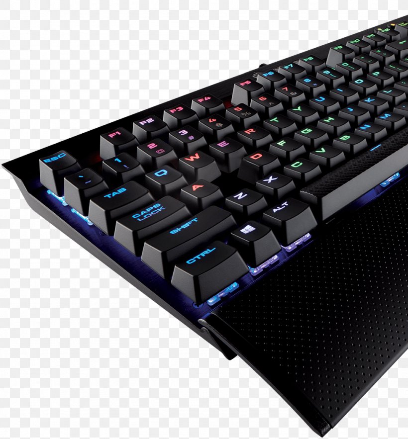 Computer Keyboard Corsair Gaming K70 Cherry MX RGB Rapidfire Speed (UK) Keyboard Gaming Keypad Corsair Gaming K70 LUX RGB, PNG, 973x1048px, Computer Keyboard, Backlight, Cherry, Computer Component, Corsair Gaming K70 Download Free