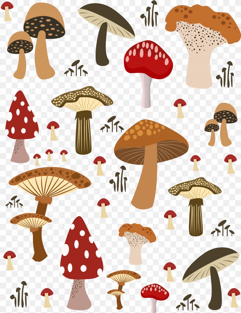 Mushroom Illustration, PNG, 2626x3407px, Mushroom, Art, Cartoon, Fungus, Organism Download Free