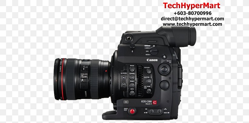 Canon EF Lens Mount Canon EOS C300 Mark II, PNG, 678x405px, 4k Resolution, Canon Ef Lens Mount, Active Pixel Sensor, Camcorder, Camera Download Free
