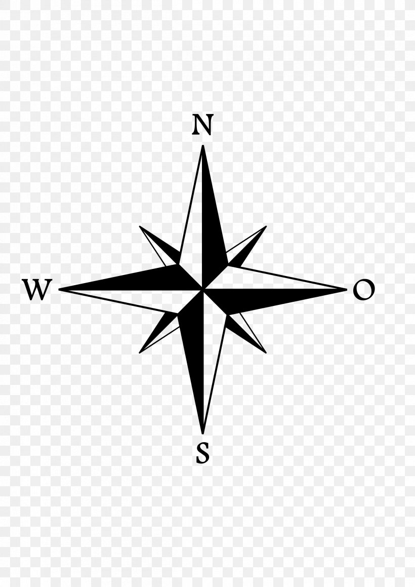 Compass Rose Wind Rose Clip Art, PNG, 2400x3394px, Compass Rose, Area, Black And White, Cardinal Direction, Compass Download Free