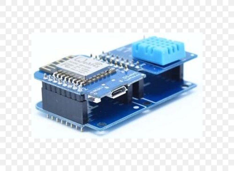 Microcontroller Electrical Connector ESP8266 NodeMCU Arduino, PNG, 600x600px, Microcontroller, Arduino, Circuit Component, Computer Network, Electrical Connector Download Free