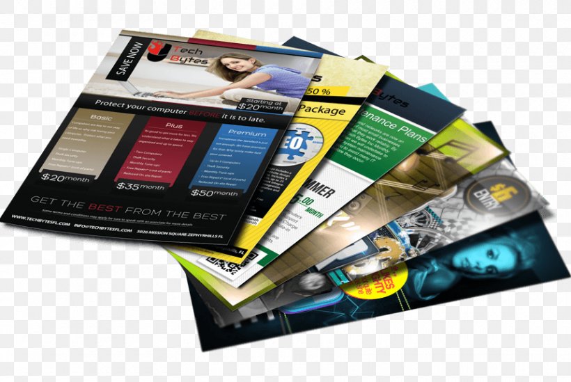 Paper Flyer Color Printing Brochure, PNG, 860x576px, Paper, Advertising, Brand, Brochure, Business Download Free