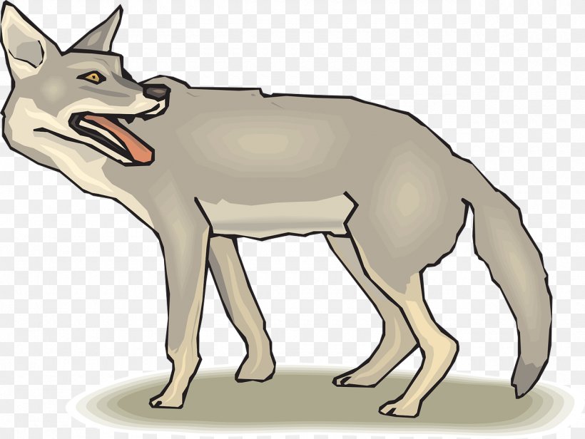 Prairie Wolf: The Coyote Gray Wolf Jackal Clip Art, PNG, 1280x962px, Coyote, Aullido, Carnivoran, Cartoon, Copyright Download Free