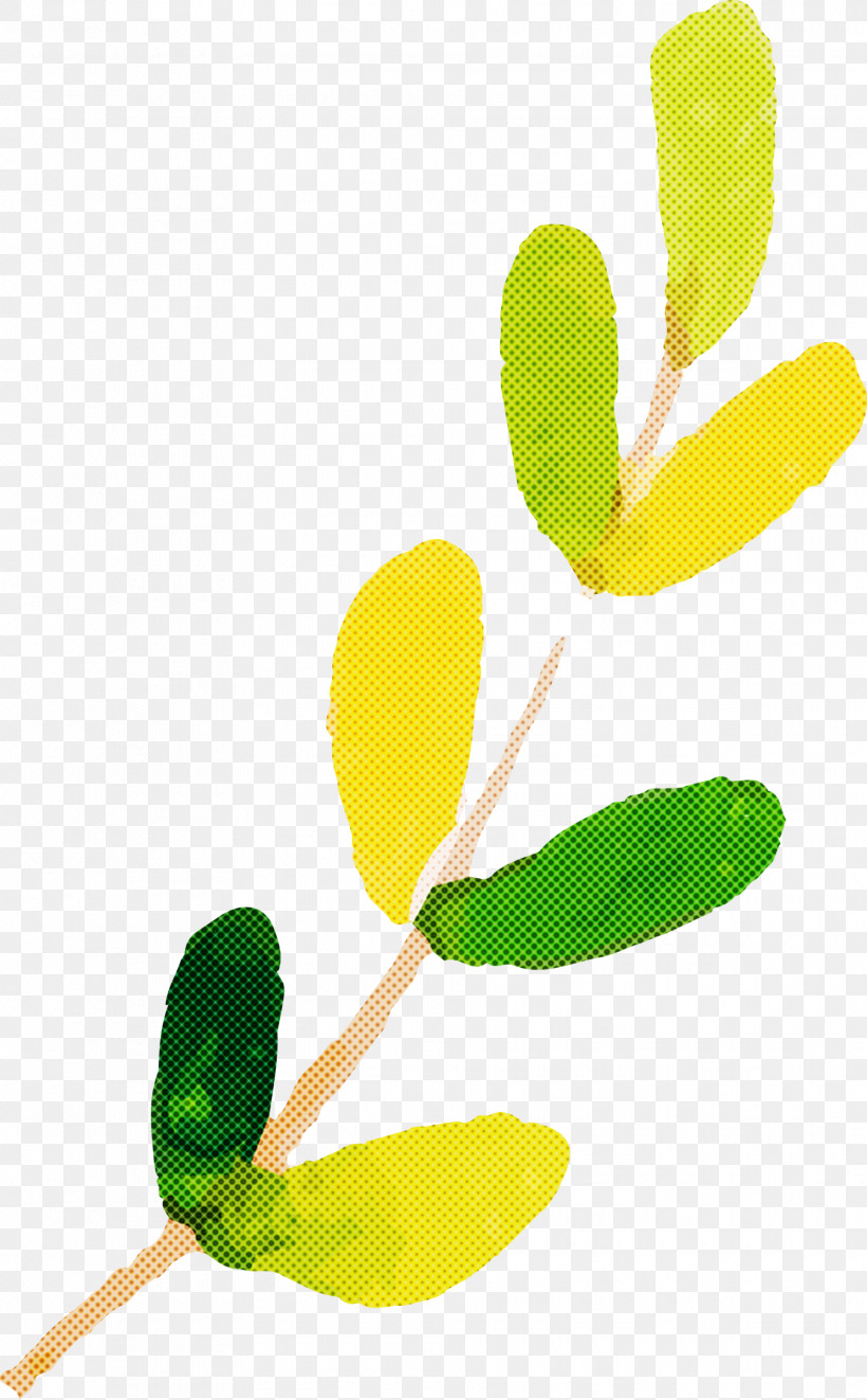 Leaf Plant Stem Yellow Flower Plants, PNG, 1860x3000px, Watercolor Autumn, Biology, Flower, Leaf, Plant Stem Download Free