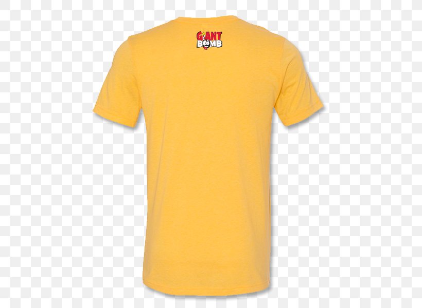 T-shirt Clothing Yellow Top, PNG, 600x600px, Tshirt, Active Shirt, Clothing, Crew Neck, Gildan Activewear Download Free