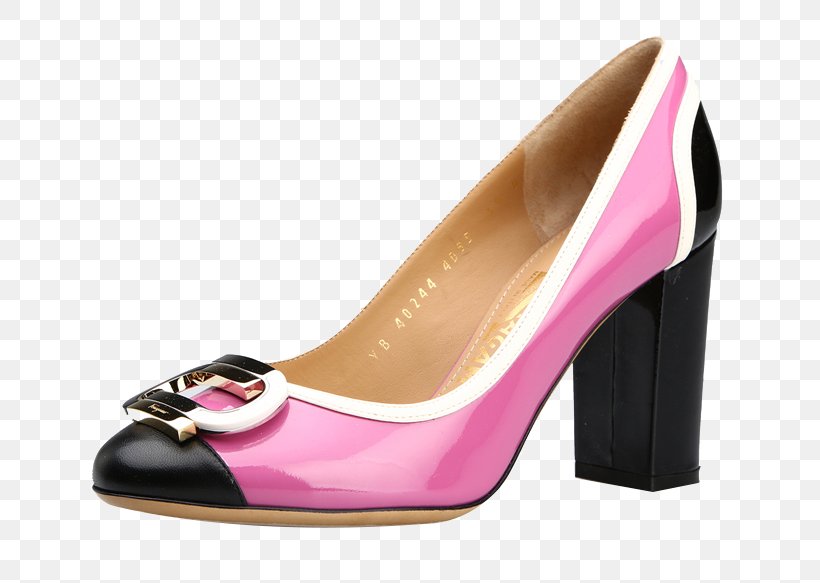 Pink Shoe, PNG, 750x583px, Pink, Basic Pump, Deep Pink, Designer, Footwear Download Free