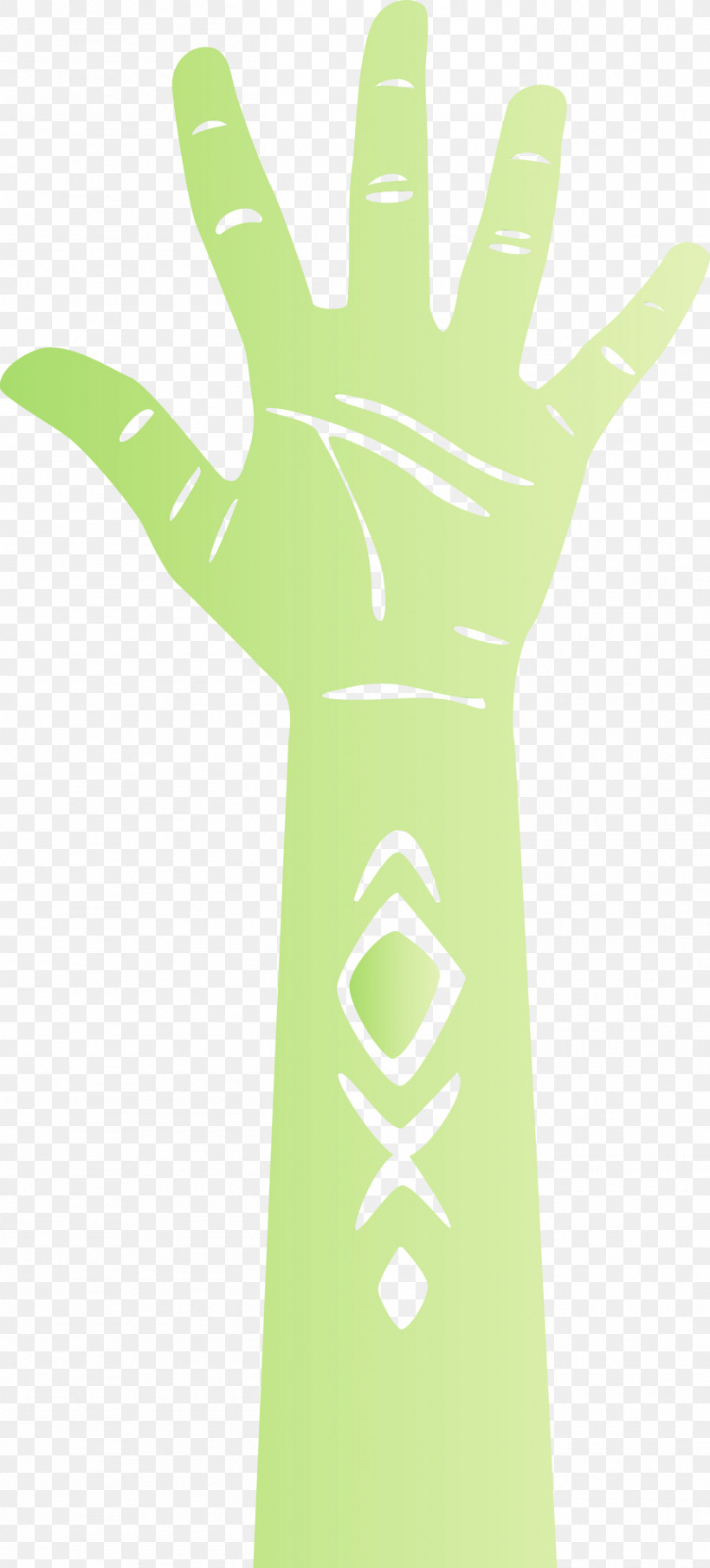 Safety Glove Green Font M-tree Line, PNG, 1358x2999px, Hand, Finger, Glove, Green, Line Download Free